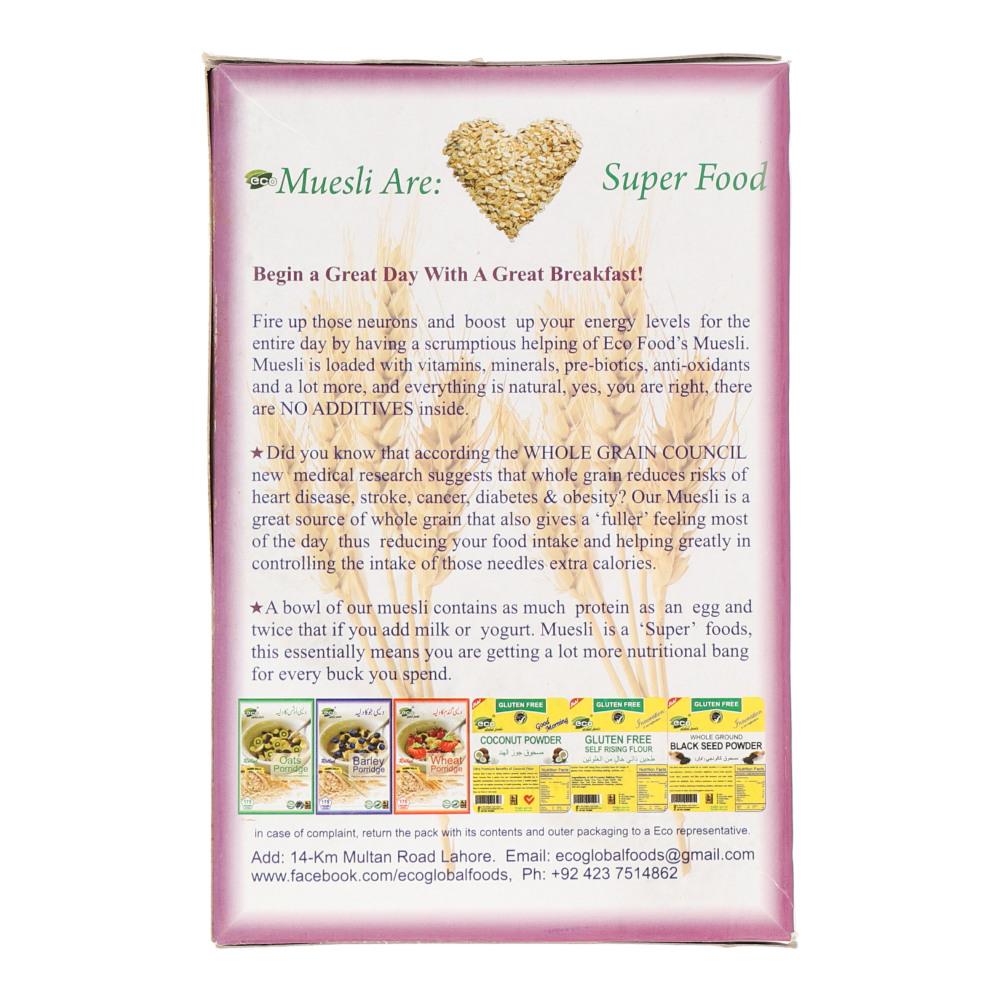 ECO MUESLI (SWISS STYLE) 175GM