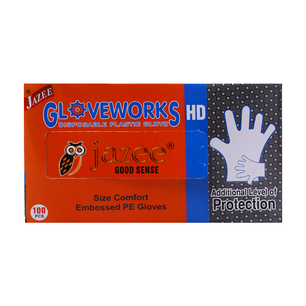 JAZEE PLASTIC GLOVES 100PCS