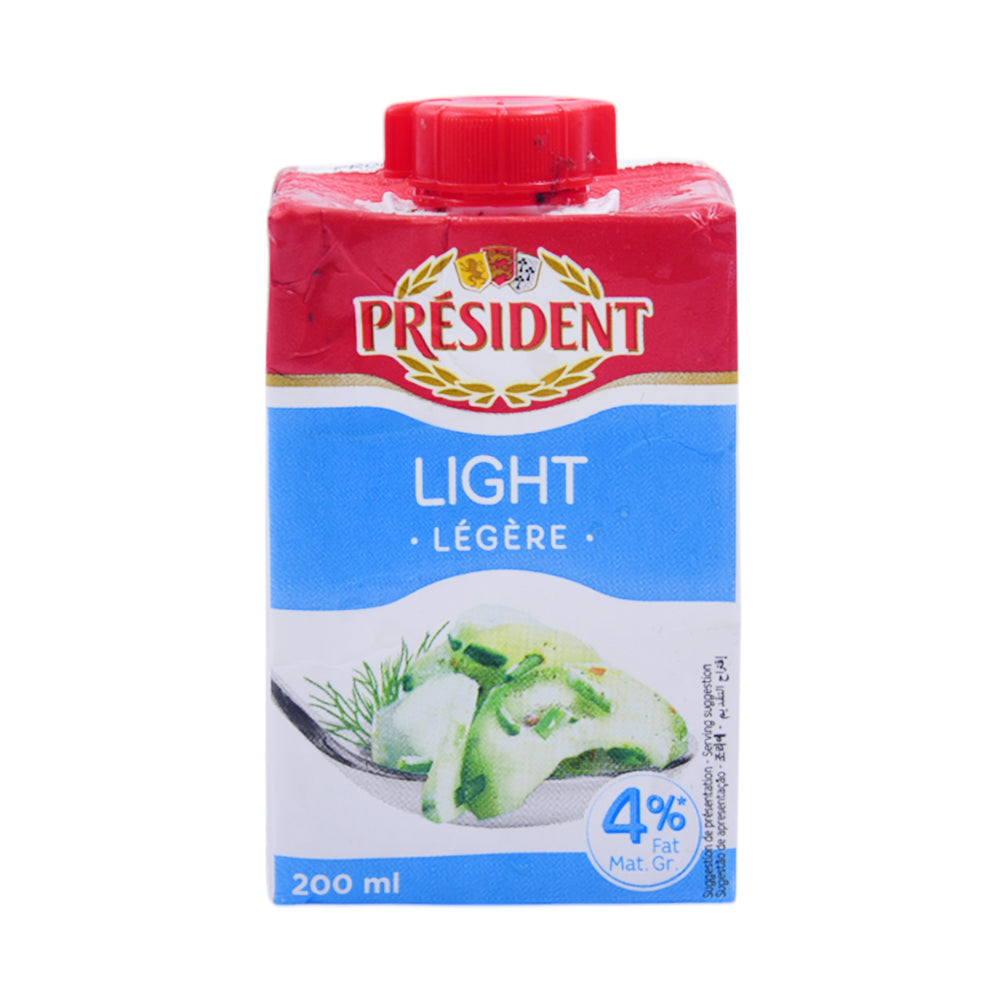 PRESIDEN LIGHT CREAM 200ML