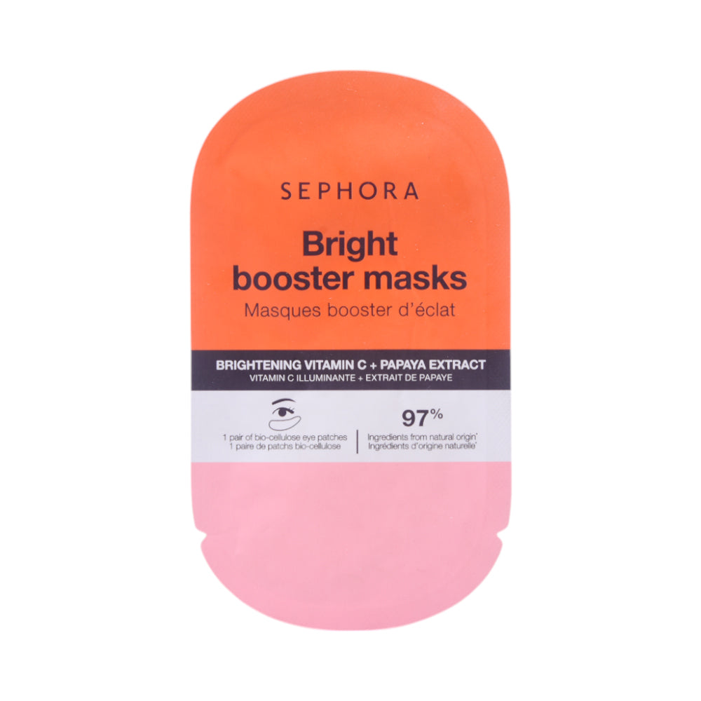 SEPHORA BRIGHT BOOSTER VITAMIN-C + PAPAYA EYE MASKS