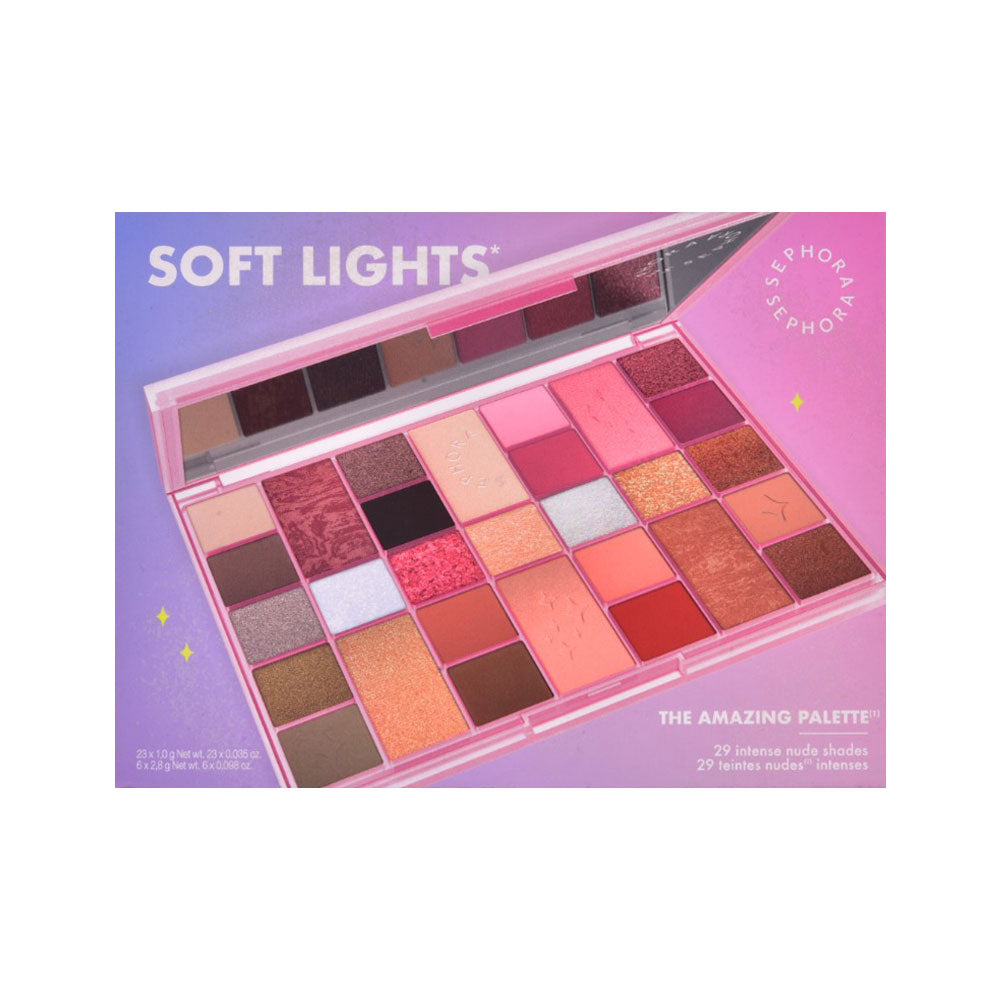 SEPHORA SOFT LIGHTS THE AMAZING PALETTTE 29 INTENSE SHADES
