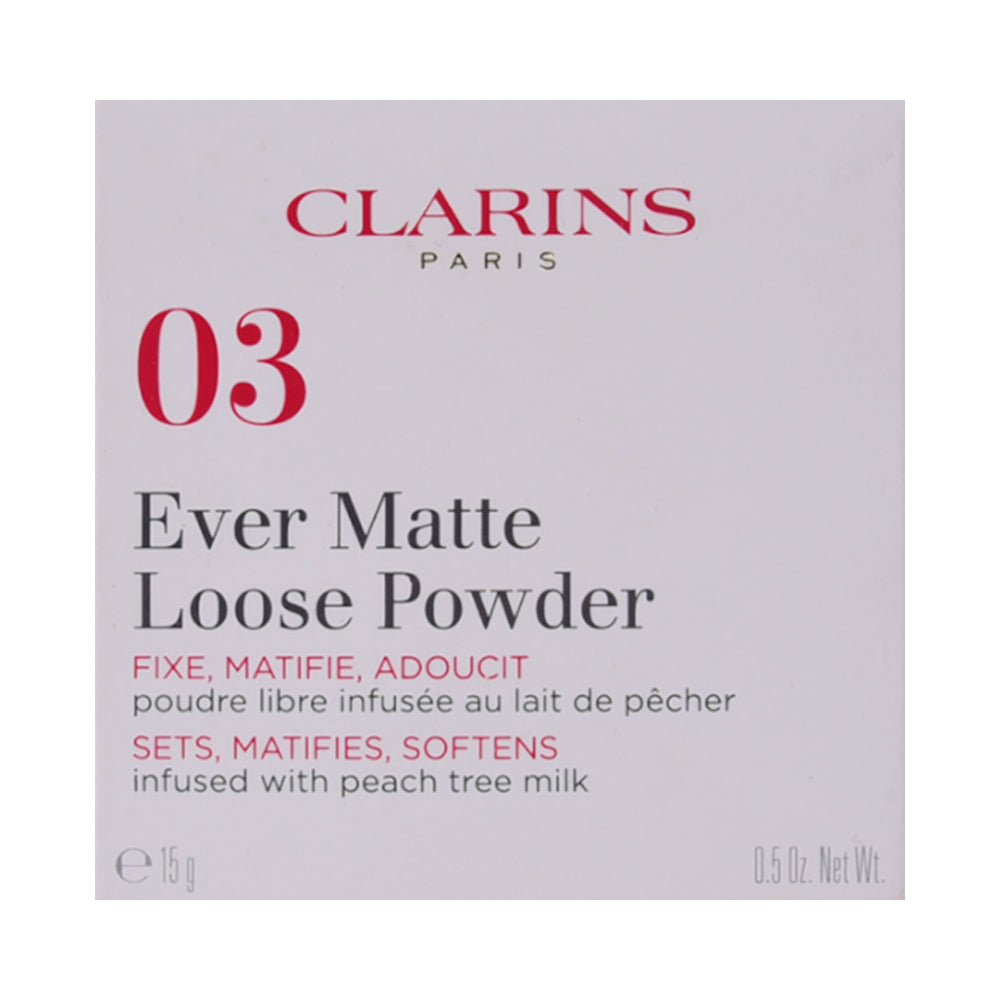 CLARINS MAKEUP FOUNDATION EVER MATTE LOOSE POWDER 03 15GM