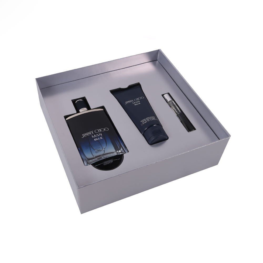 JIMMY CHOO BLUE FOR MEN 3 PC GIFT SET