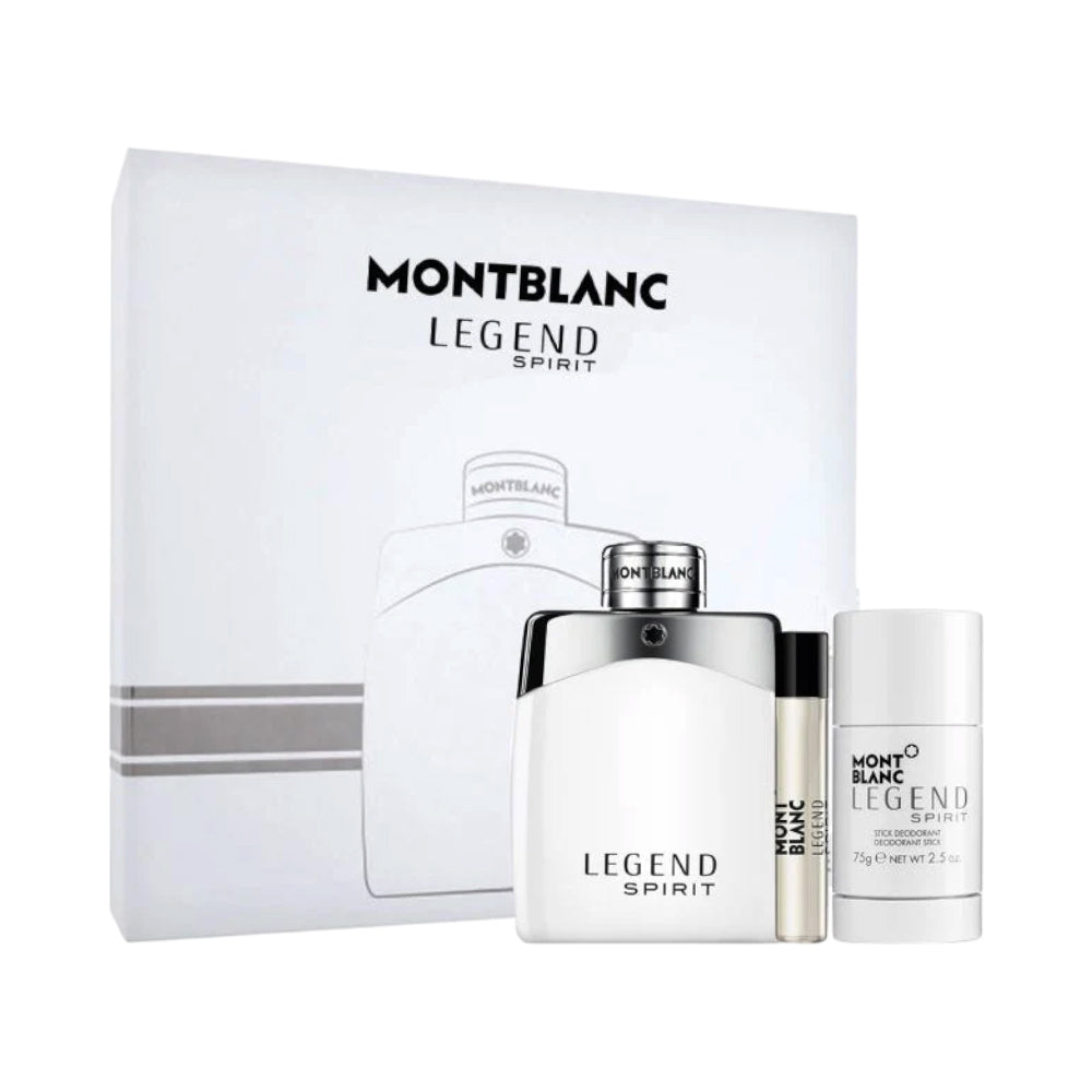MONT BLANC LEGEND SPIRIT FOR MEN 3PC GIFT SET BASIC
