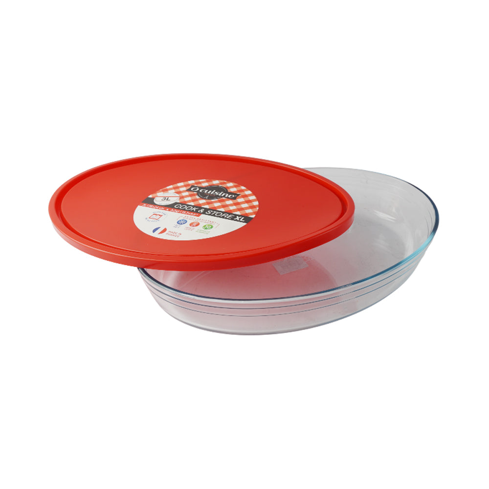 DISH WITH LID OCUISINE 346PC05