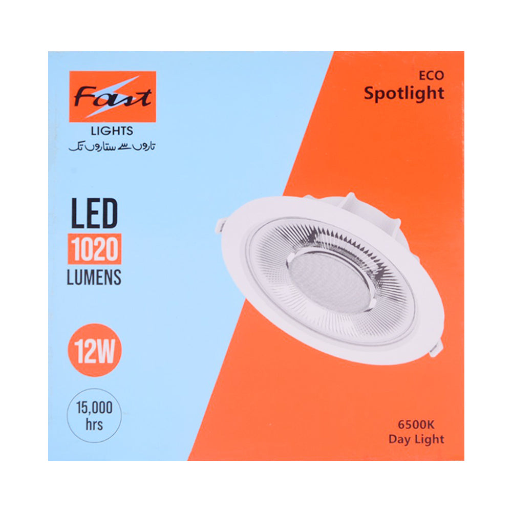 LED SPOLIGHT ECO 12W 4 1020LM 6500K 15KHRS 85V-265V 2KV SPD
