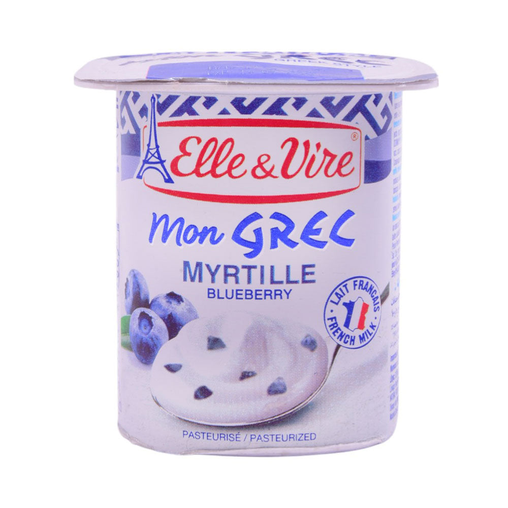 ELLE & VIRE MON GREC BLUEBERRY 125G