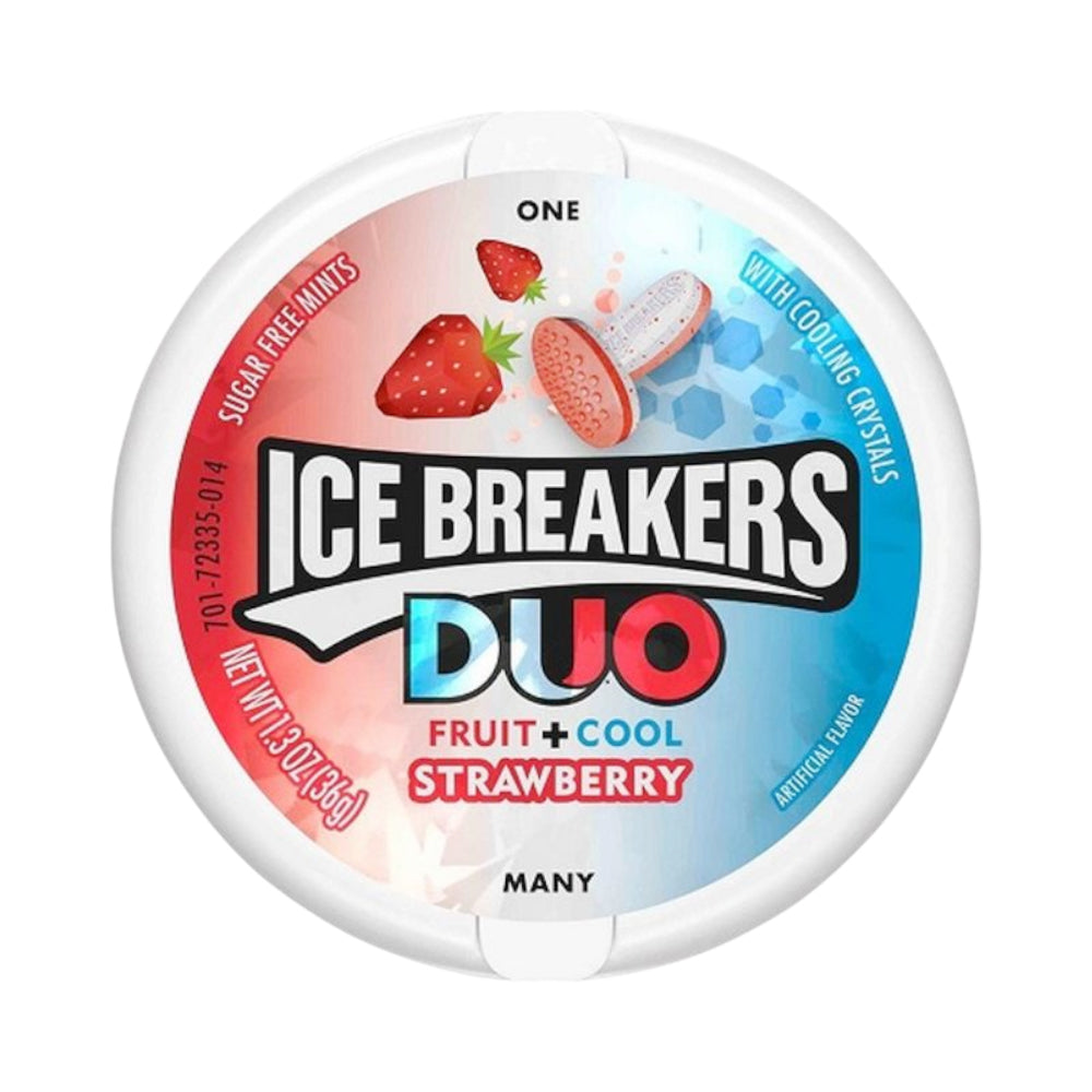 ICE BREAKERS SOURS DUO STRAWBERRY 36 GM