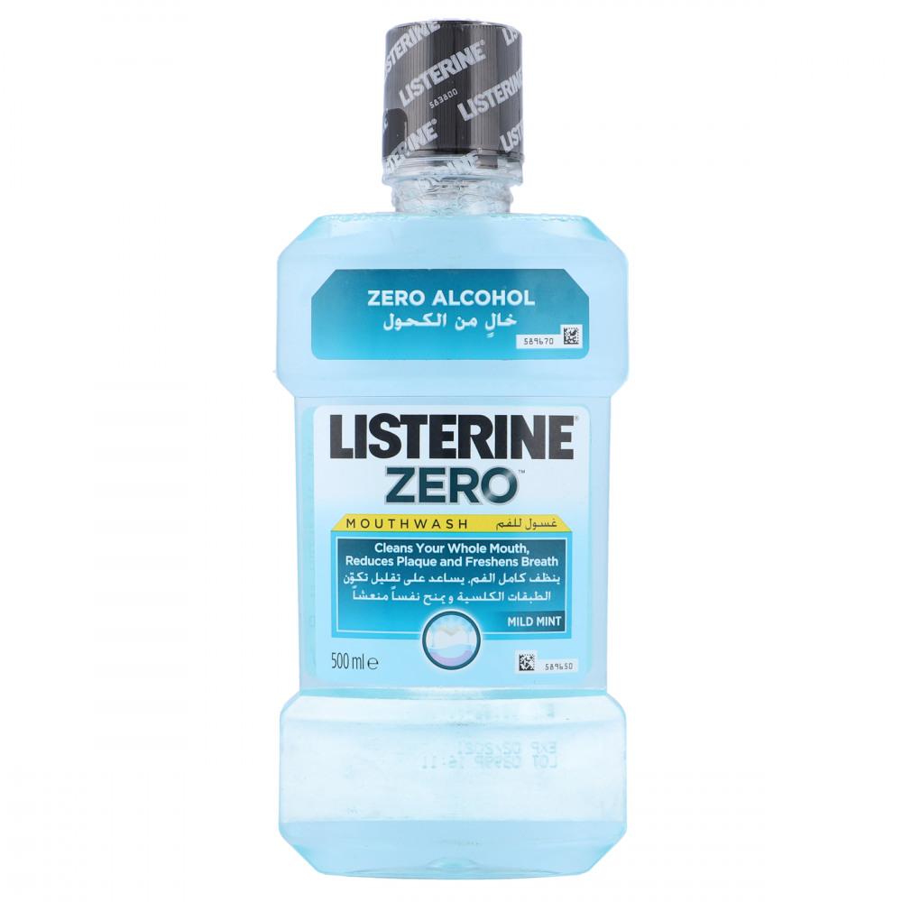 LISTERINE MOUTH WASH ZERO ALCOHOL 500 ML