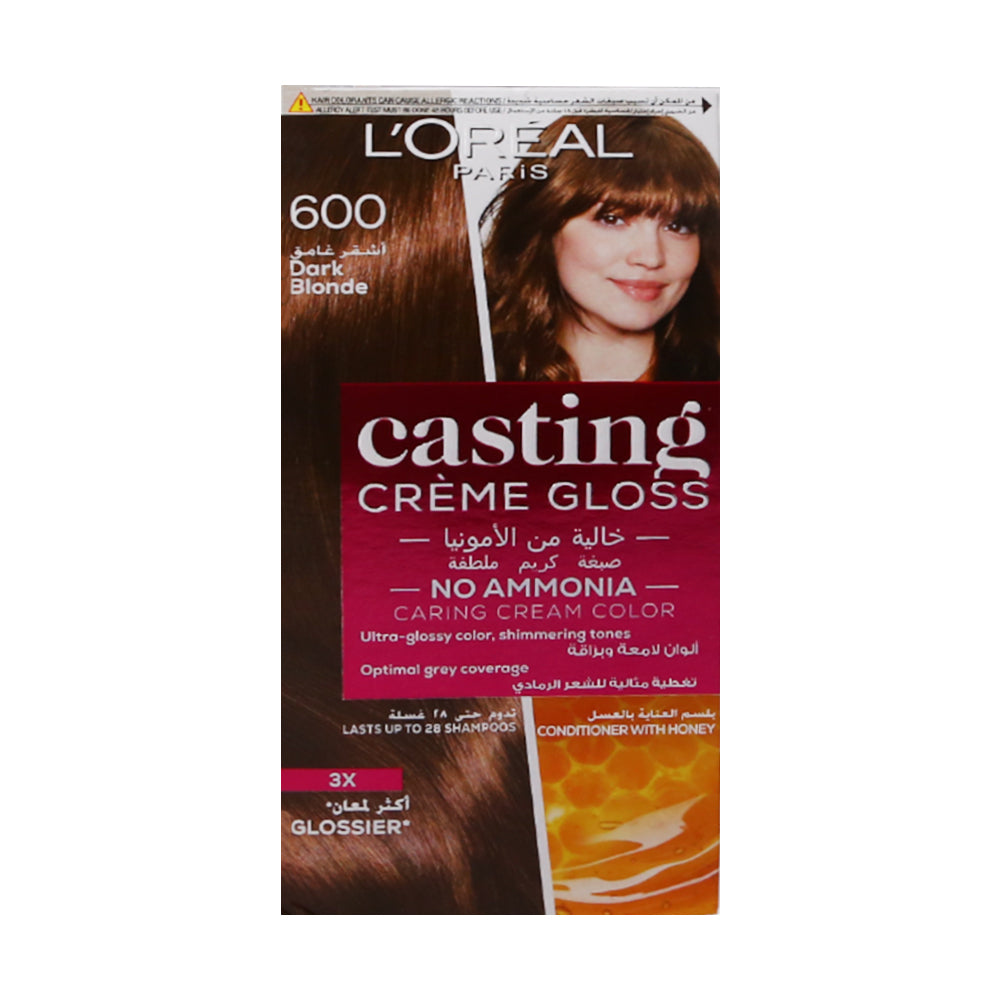 LOREAL CASTING CREME GLOSS DARK BLONDE 600 PC
