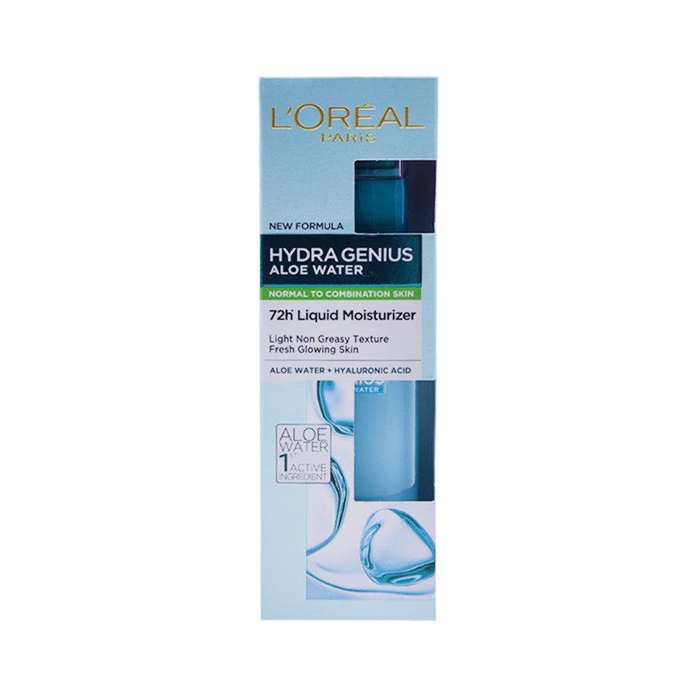 LOREAL HYDRA GENIUS ALOE WATER LIQUID MOISTURIZER 70 ML