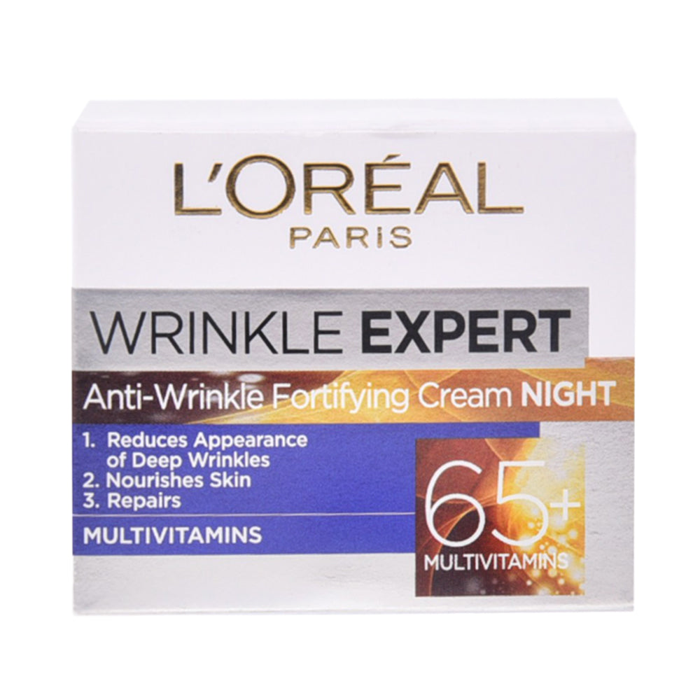 LOREAL WRINKLE EXPERT 65+ MULTI-VITAMIN NIGHT CREAM 50ML