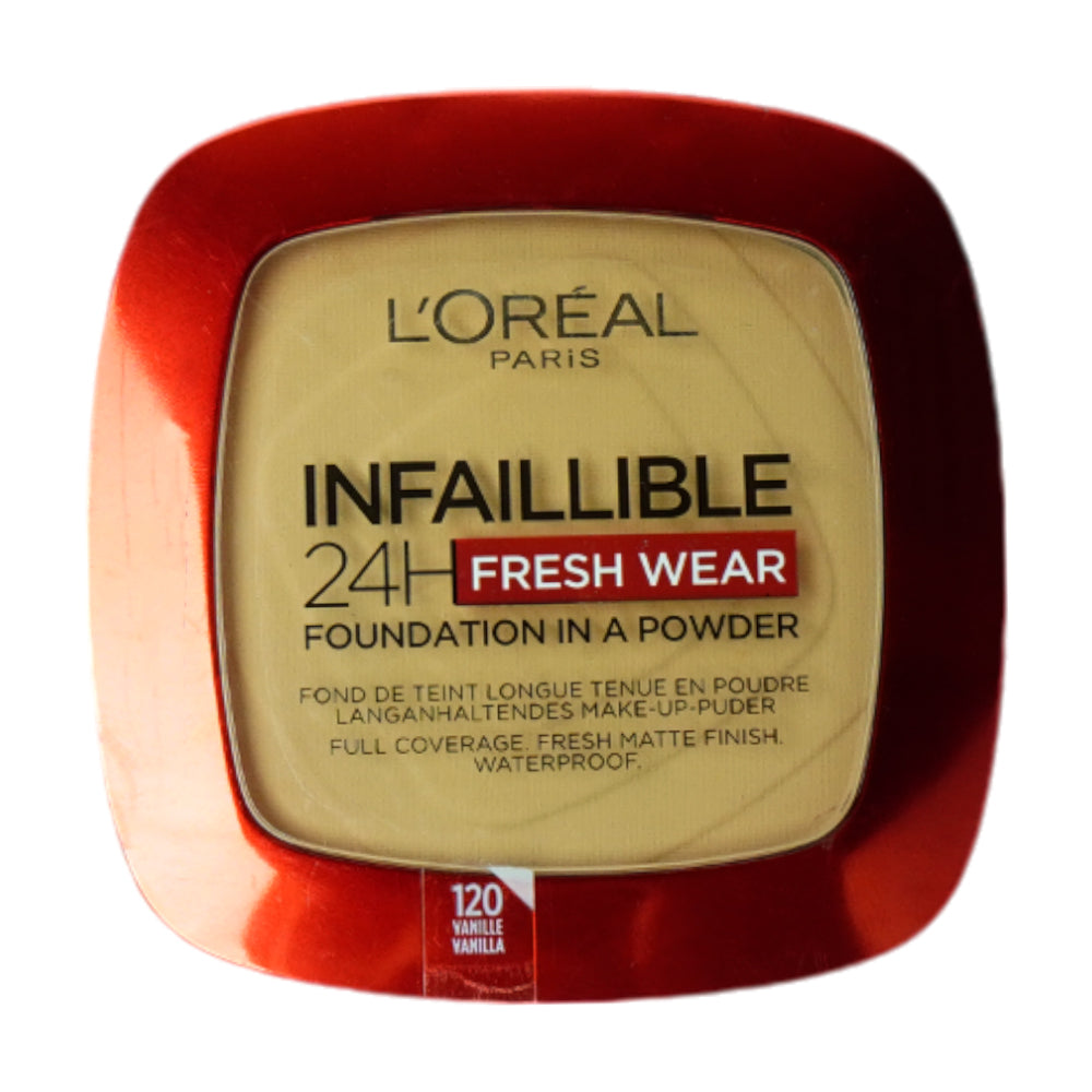 LOREAL INFALLIBLE 24H FRESH WEAR POWDER 120 VANILLA