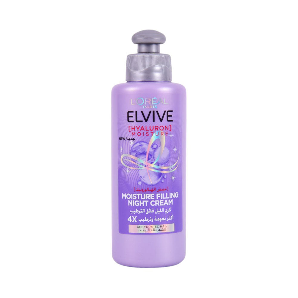 LOREAL HYALRONIC MOISTURE FILLING HAIR NIGHT CREAM 200ML