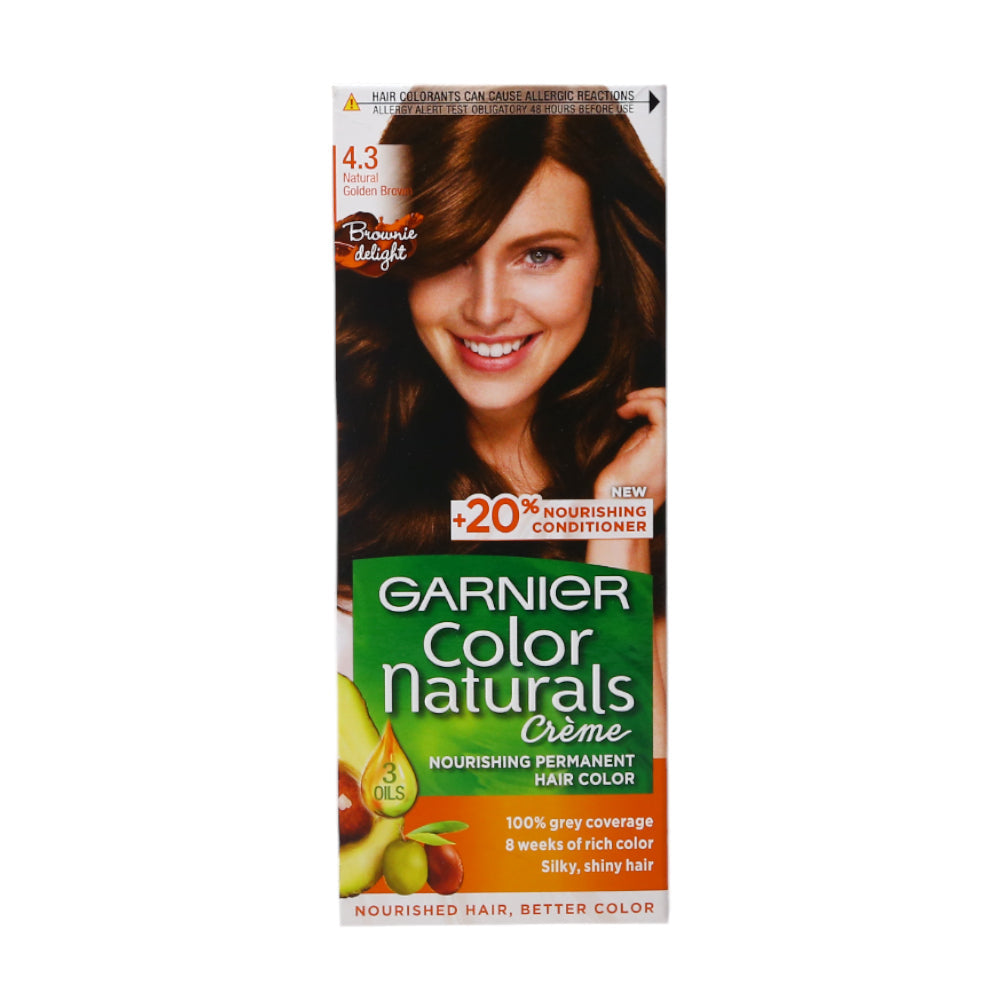 GARNIER COLOR NATURALS CREME 4.3 GOLDEN BROWN