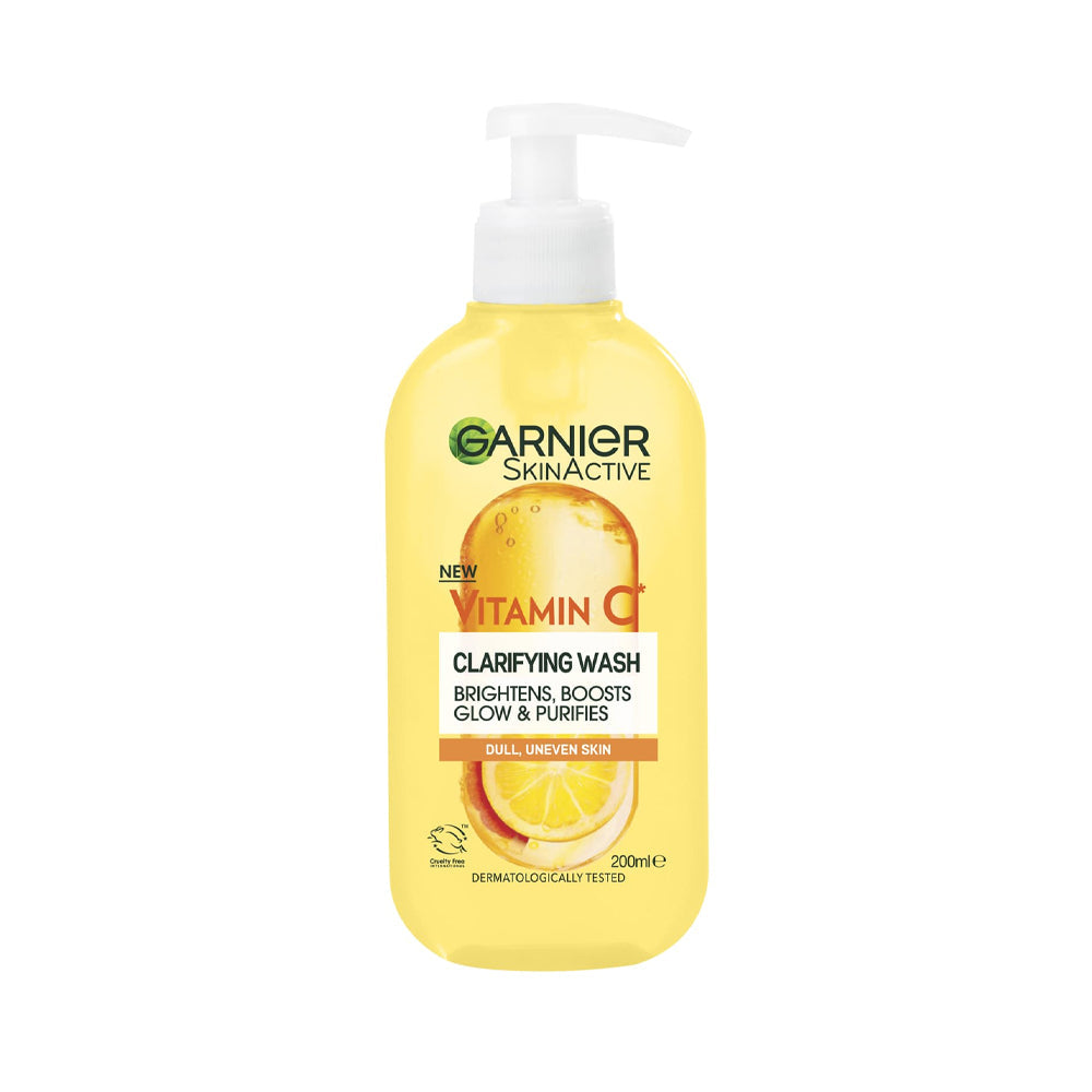 GARNIER VITAMIN C CLARIFYING FACE WASH 200ML
