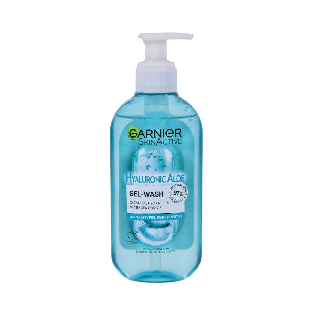 GARNIER HYALURONIC ALOE GEL WASH PUMP 200ML