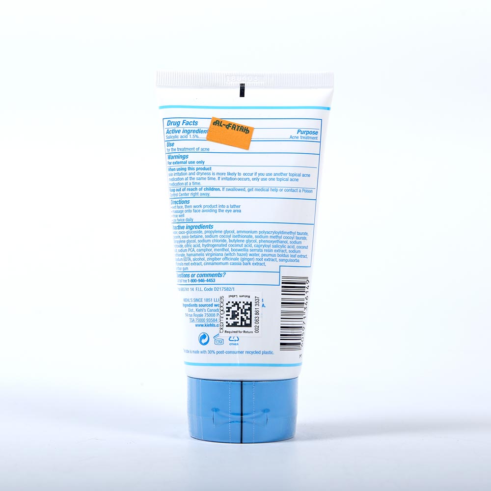 KIEHL BLUE HERBAL ACNE CLEANSER TREATMENT 150 ML