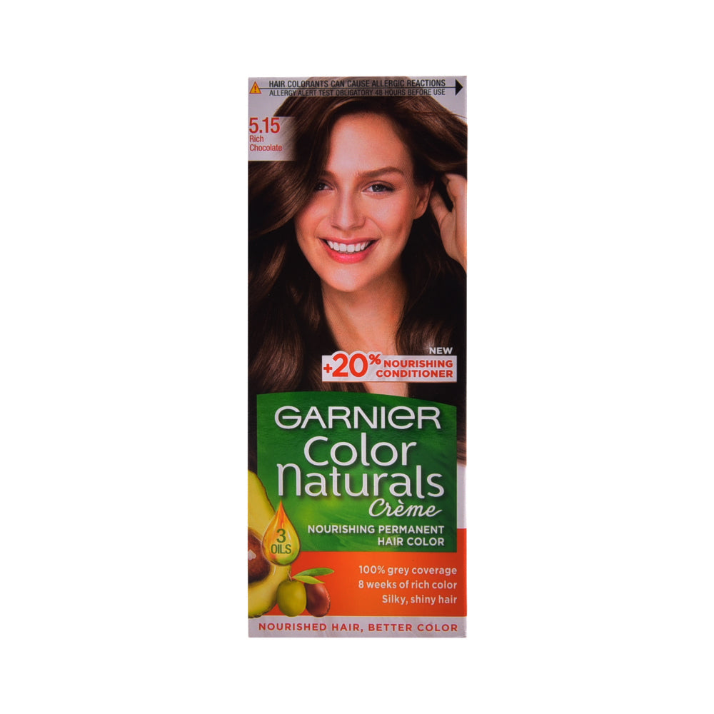 GARNIER COLOR NATURALS CREME 5.15 RICH CHOCOLATE