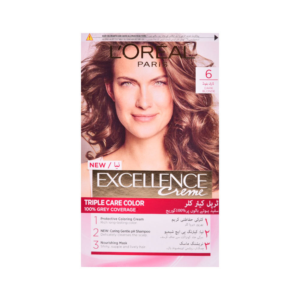 LOREAL EXCELLENCE 6 DARK BLOND - PAK
