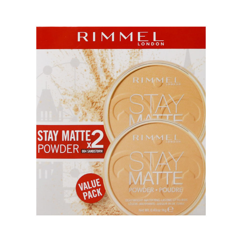 RIMMEL PROMO STAY MATTE POWDER 04 SANDSTORM 2PCS