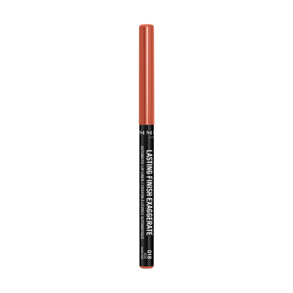 RIMMEL AUTOMATIC LIP LINER PENCIL LASTING FINISH EXAGGERATE