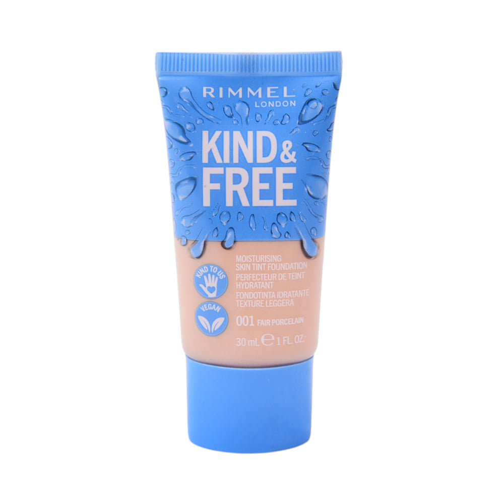 RIMMEL LONDON KIND & FREE FOUNDATION - 001 FAIR PORCELAIN