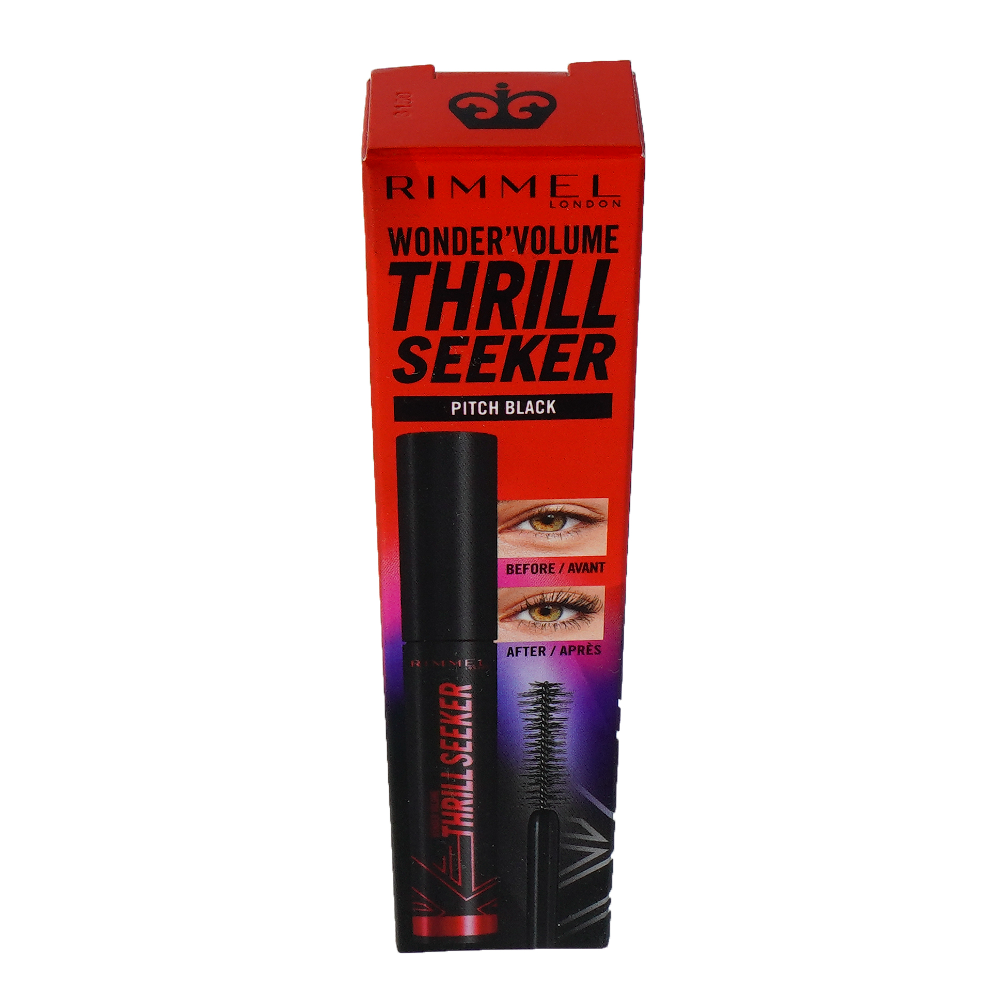 RIMMEL LONDON WONDER VOL THRILL SEEKER MASCARA 004 PITCH BLA