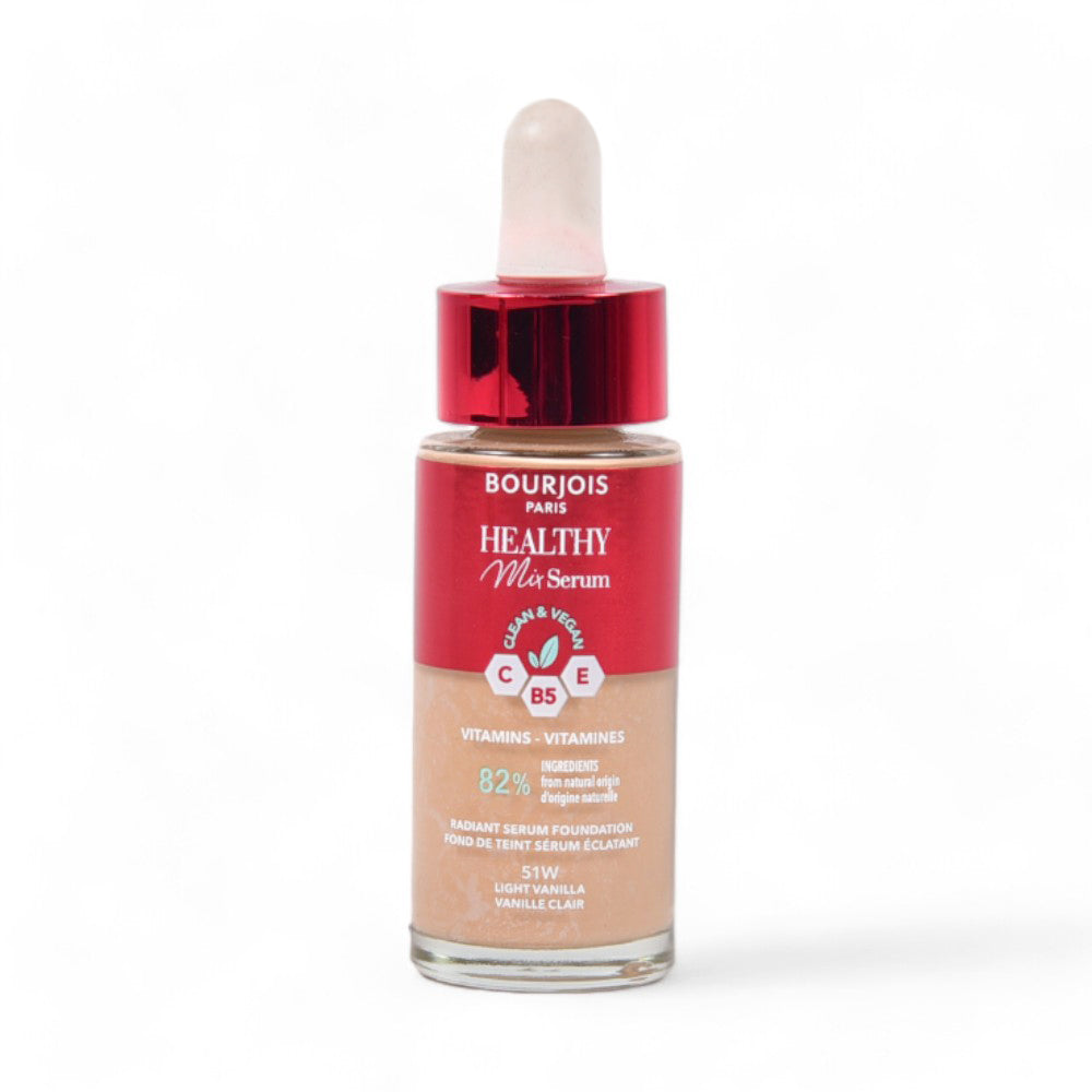 BOURJOIS HEALTHY MIX SERUM FOUNDATION MAKEUP BASE 51 LIGHT