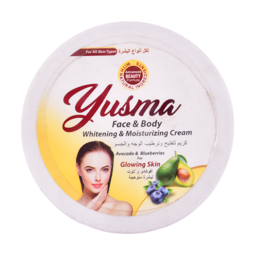 YUSMA FACE AND BODY WHITENING CREAM 200 ML