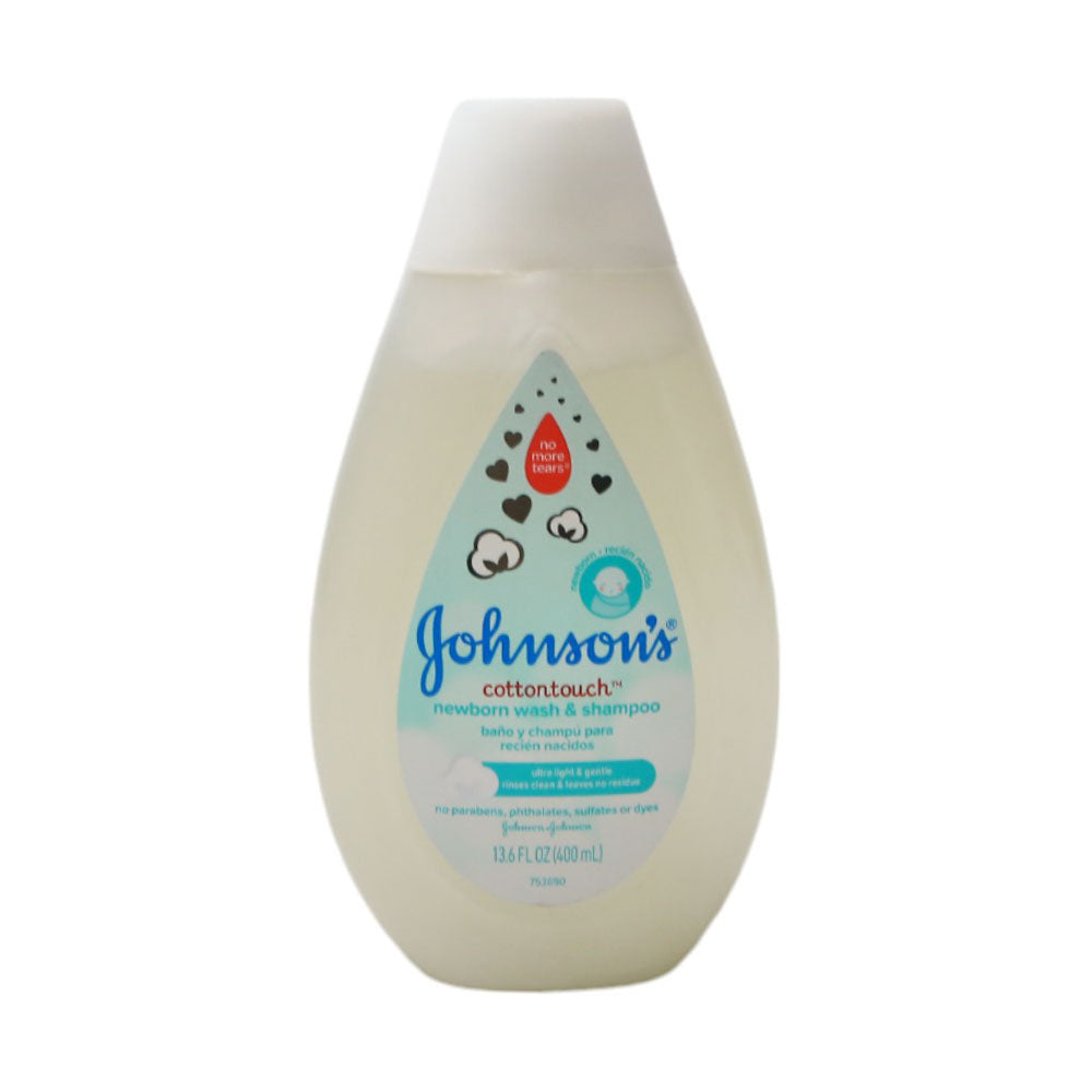 JOHNSONS BODY WASH & SHAMPOO COTTON TOUCH 400 ML