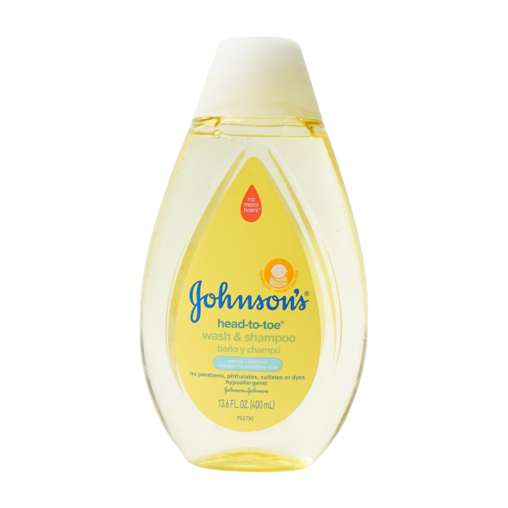 JOHNSONS BABY WASH & SHAMPOO HEAD TO TOE 400 ML AlFatah