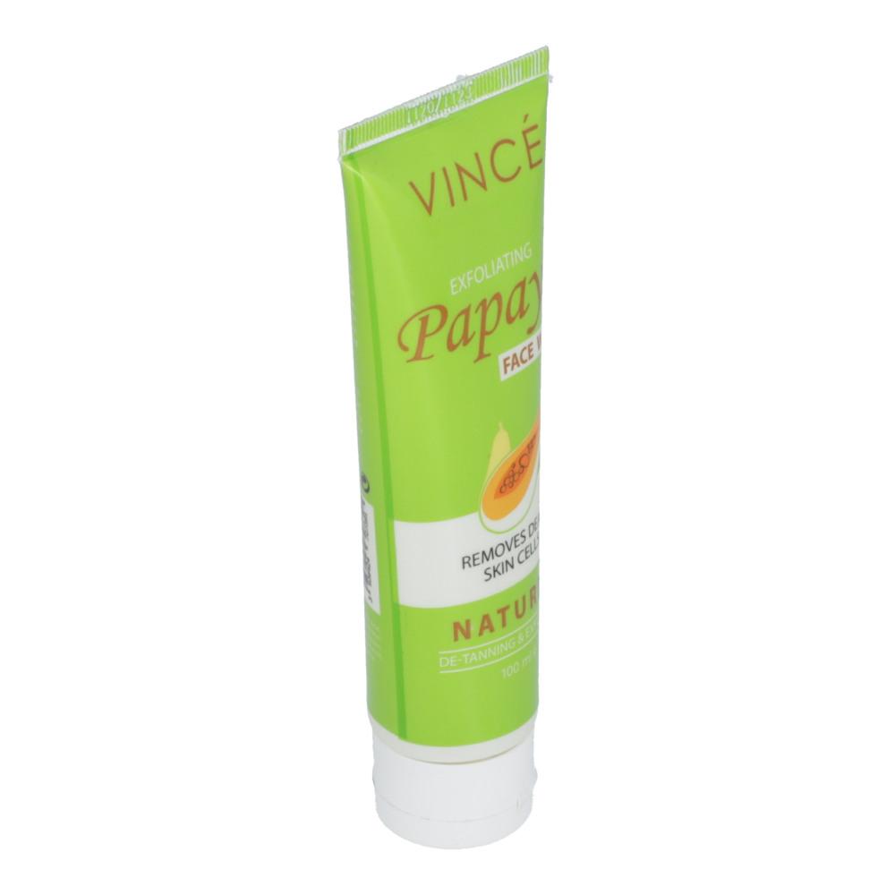VINCE EXFOLIATING PAPAYA FACE WASH 120 ML