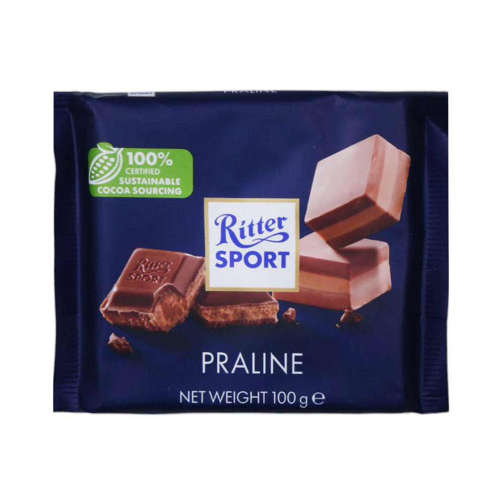RITTER SPORT CHOCOLATE PRALINE 100 GM