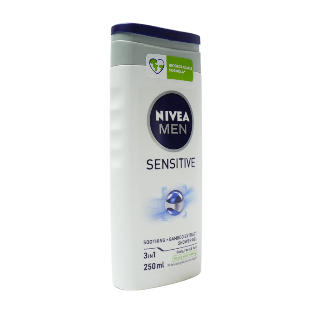 NIVEA MEN SHOWER GEL SENSITIVE 3IN1 250 ML