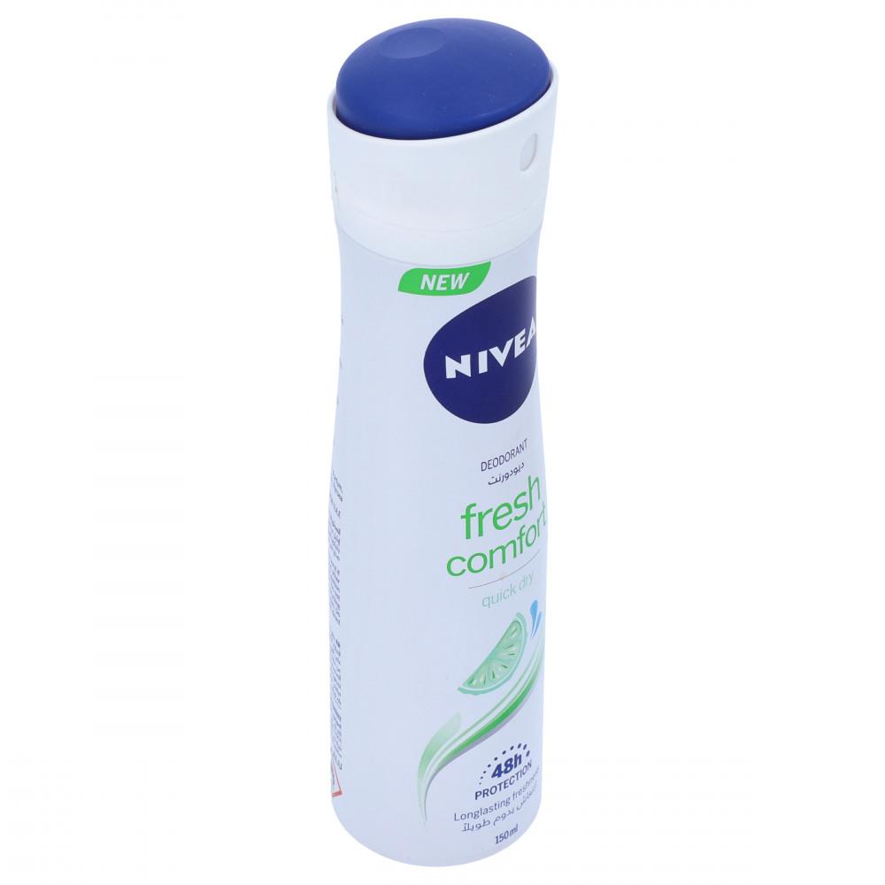 NIVEA DEODORANT FRESH COMFORT WOMEN 150ML