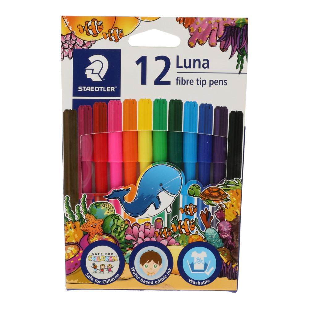 327LWP12 STAEDTLER LUNA 12 MARKER COLOUR PACK