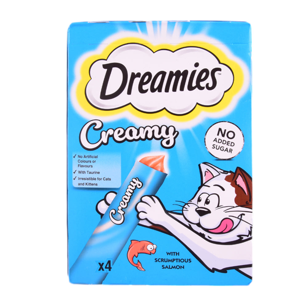 DREAMIES CAT FOOD SCRUMPTIOUS SALMON CREAMY 40 GM