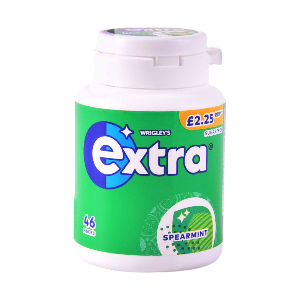 WRIGLEYS EXTRA SPEARMINT SUGAR FREE 46 PC 64 GM