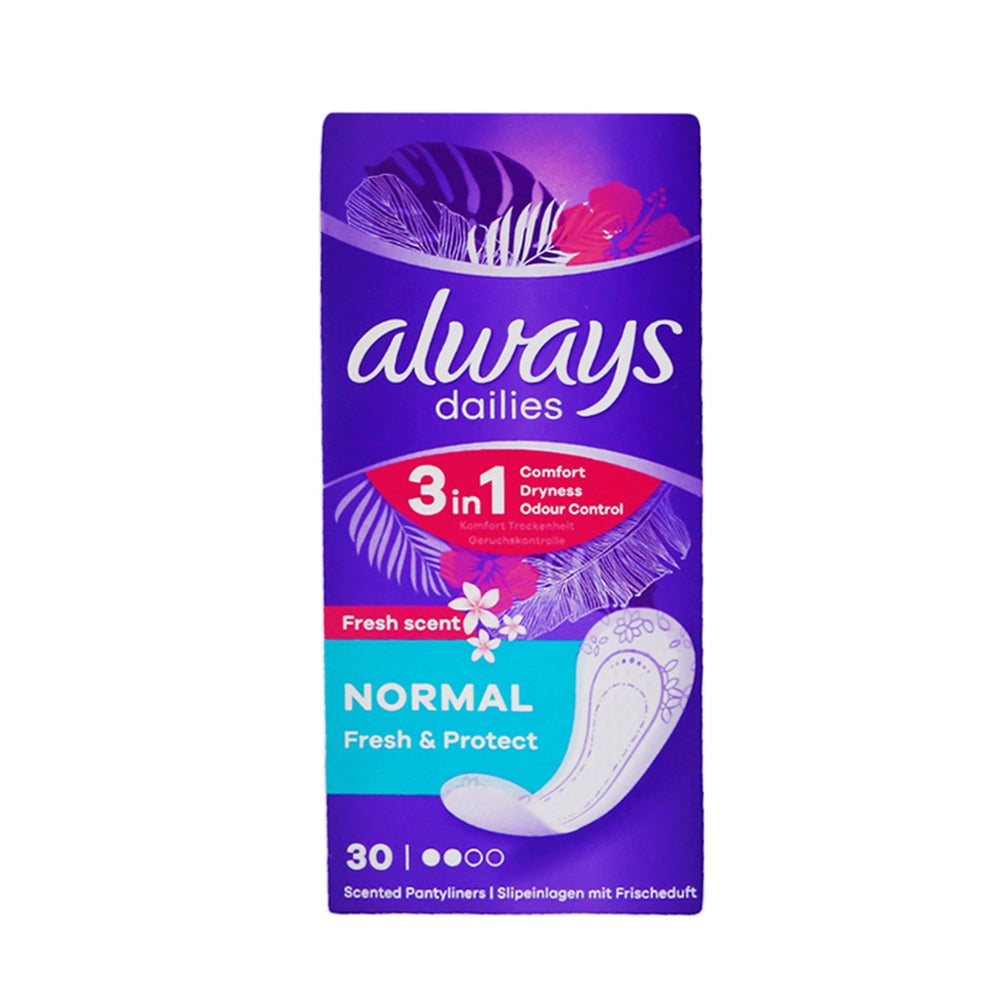 ALWAYS DAILIES FRESH AND PROTECT NORMAL 30 S