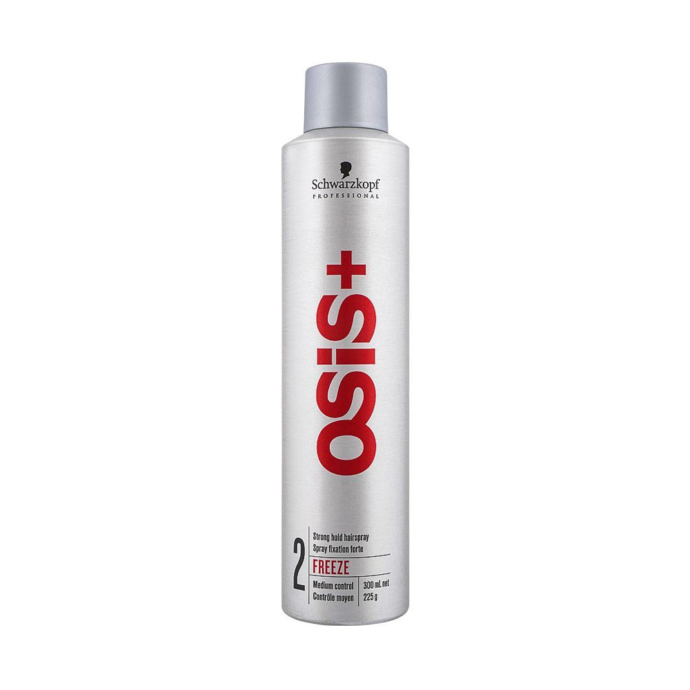 SCHWARZKOPF OSIS+ FREEZE MEDIUM HOLD HAIR SPRAY 300ML