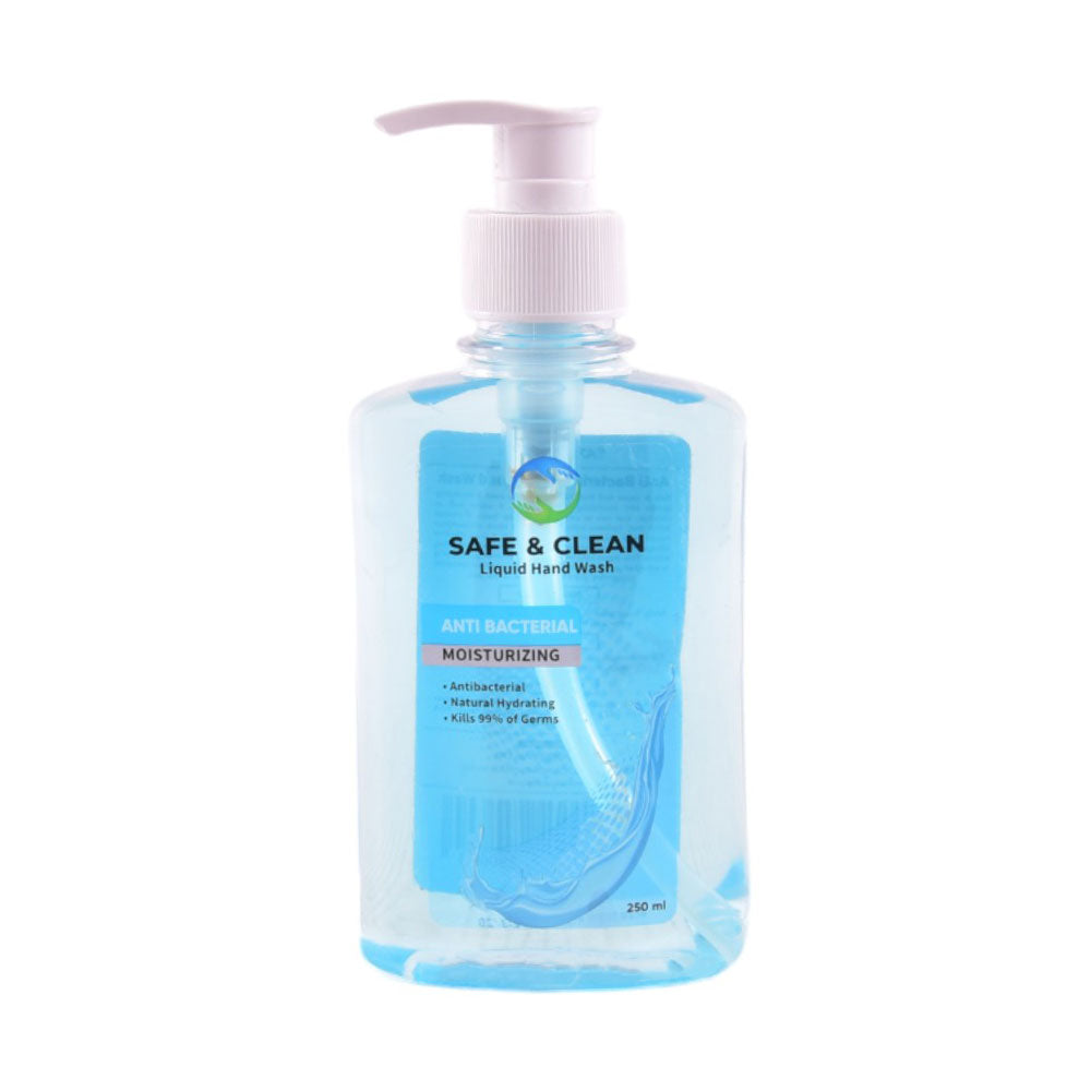 SAFE & CLEAN LIQUID HAND WASH ANTI BACTERIAL 250 ML