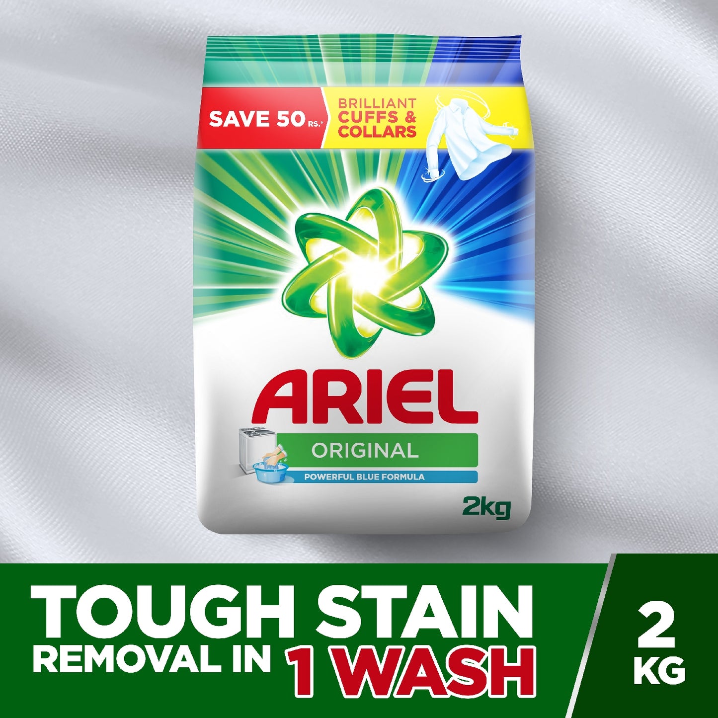 ARIEL WASHING POWDER ORIGINAL PERFUME 2 KG