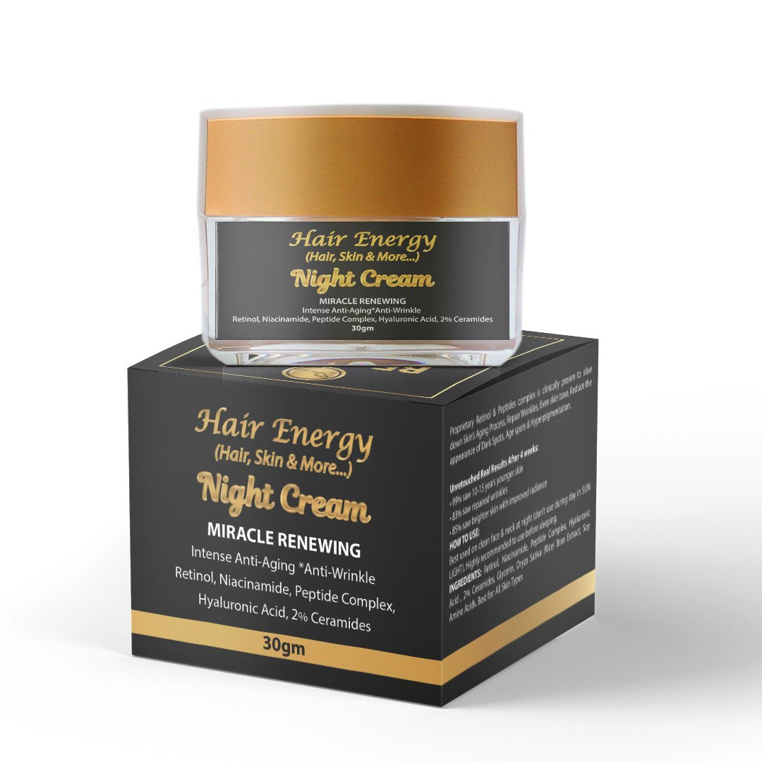 Hair Energy Night Cream Miracle Renewing 30 Gm