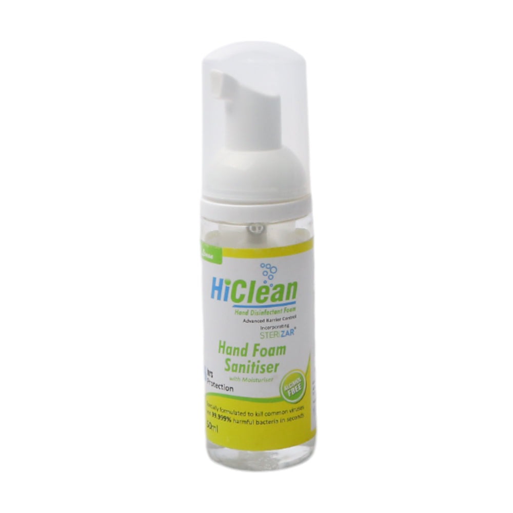 HICLEAN HAND SANITIZER FOAM WITH MOISTURISER 50ML