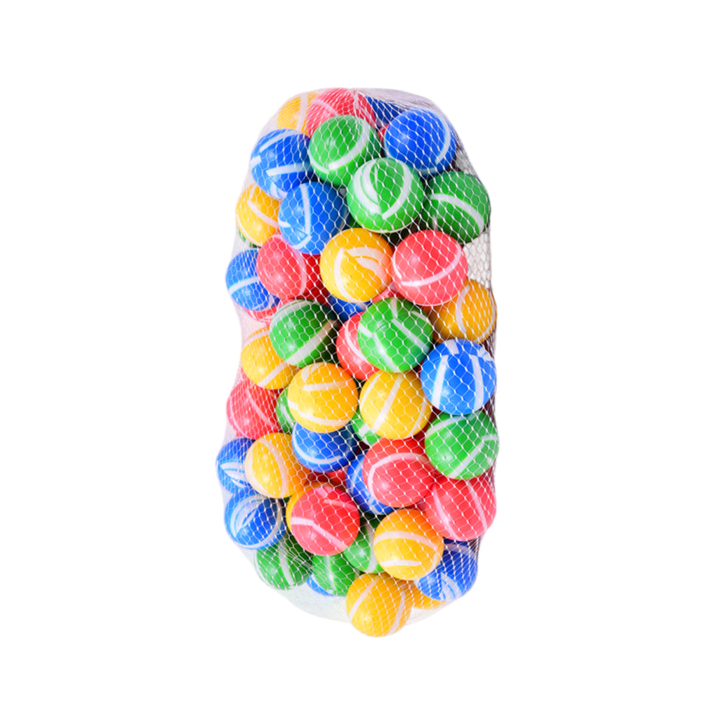 TH604A PLASTIC BALLS 100 IN NET BAG D