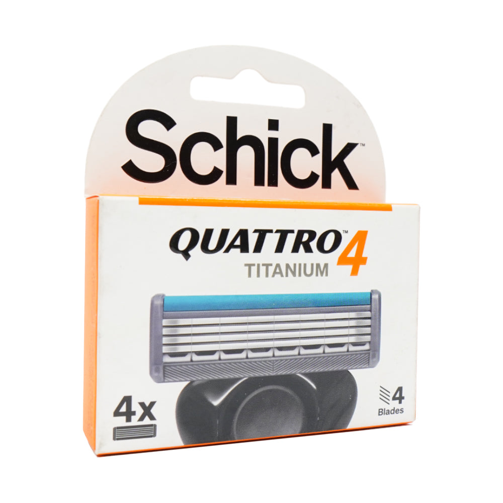 SCHICK QUATTRO TITANIUM 4 BLADES PC