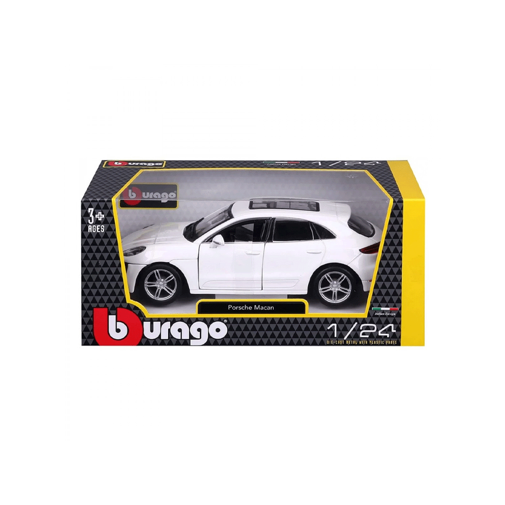 21077WT 1 24 PORCHE MACAN WHITE