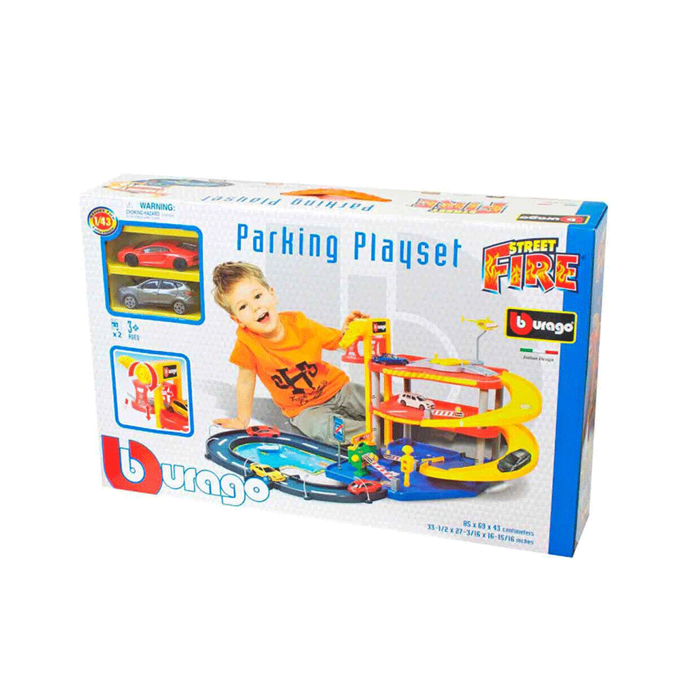 30025 STREET FIRE PARKING PLAY SET