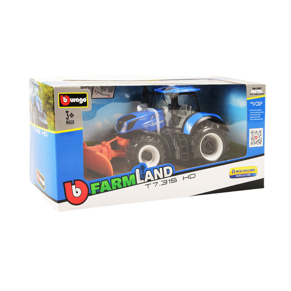 44081 BB BLUE TRACKTER W LOADER